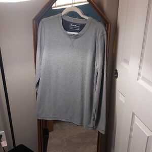 Eddie Bauer Gray Long Sleeve Shirt